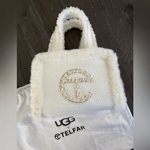 NEW UGG x TELFAR Small Shopper Bag in White